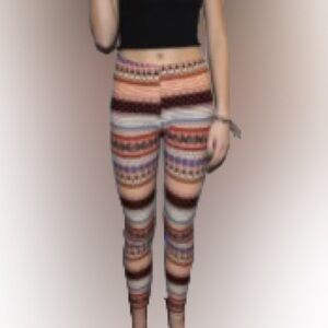 Always | Multicolor Patterned Leggings | OS fits like S | Good condition